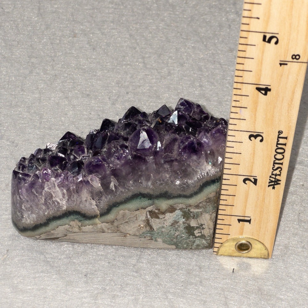 Amethyst Crystal Geode 1lb 5oz Lapidary Rock Hounding Jewelry Making - Picture 14 of 16